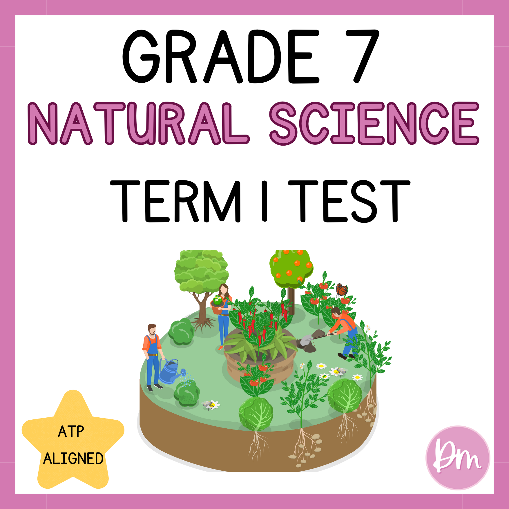 Grade 7 Natural Science Term 1 Test 2 – Designing Minds